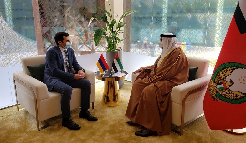 Հակոբ Արշակյանը ԱՄԷ պաշտպանության պետնախարարի հետ քննարկել է ԱՄԷ-ի և ՀՀ-ի հնարավոր համագործակցությունը