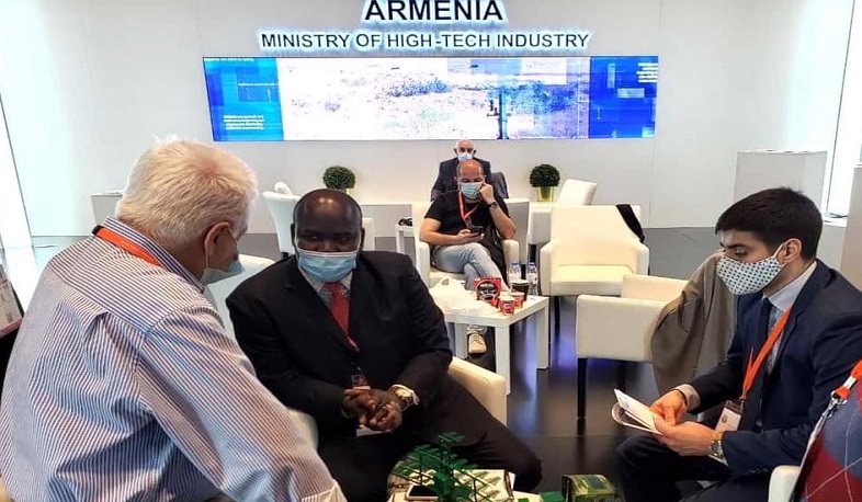 Ուղիղ միացում Աբու Դաբիի ռազմարդյունաբերական ցուցահանդեսի հայկական տաղավարից