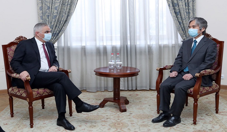 Мгер Григорян обсудил с послом Японии в Армении возможности развития армяно-японских отношений