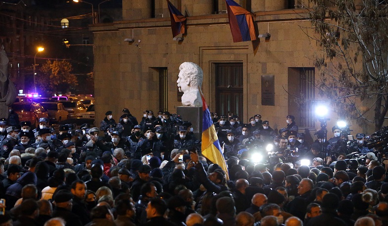 «Հայրենիքի փրկության շարժման» բողոքի ակցիան ավարտվեց