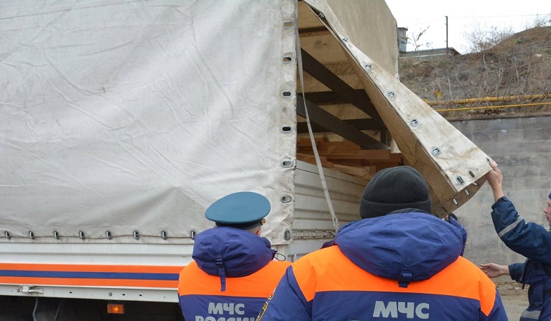 Очередная колонна из 6 грузовиков с гуманитарной помощью была направлена в Арцах