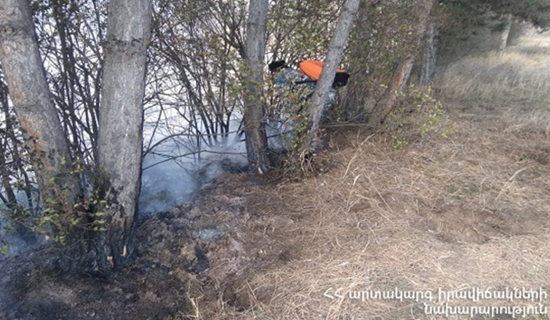 Ստացվել է 10 ահազանգ՝ հանրապետության տարբեր տարածքներում բռնկված հրդեհների վերաբերյալ