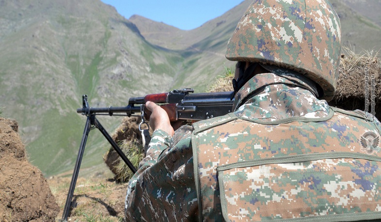 Հայ-ադրբեջանական շփման գծի ամբողջ երկայնքով սահմանային միջադեպեր չեն արձանագրվել. ՀՀ ՊՆ