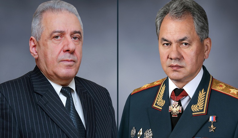 Vagharshak Harutyunyan and Sergey Shoigu discussed the situation in Armenia