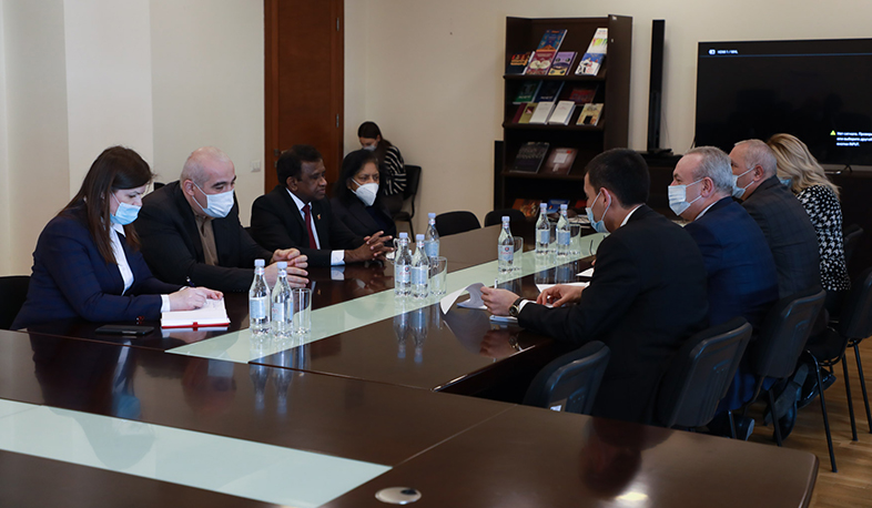 ՀՀ ԿԳՄՍ նախարարն ընդունել է Հայաստանում Շրի Լանկայի նորանշանակ դեսպանին