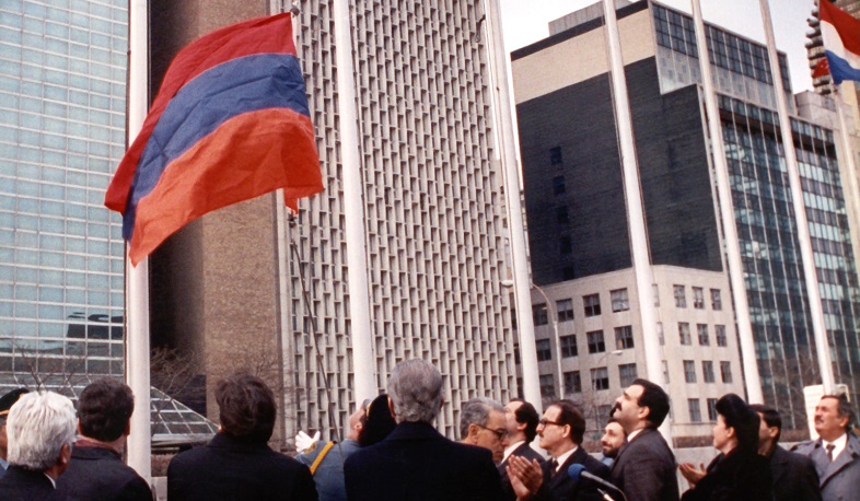 Armenia became UN member on March 2, 1992