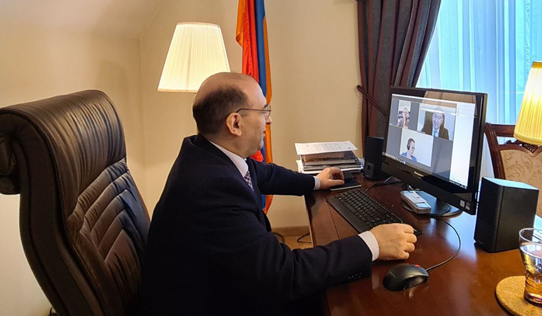 Դեսպան Տիգրան Մկրտչյանը հանդիպել է Եվրոպական խորհրդարանի պատգամավոր Դացե Մելբարդեի հետ