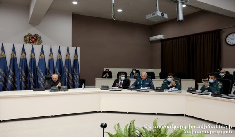 ԱԻ նախարարը ներկայացրել է Փրկարար ծառայության նորանշանակ տնօրենին