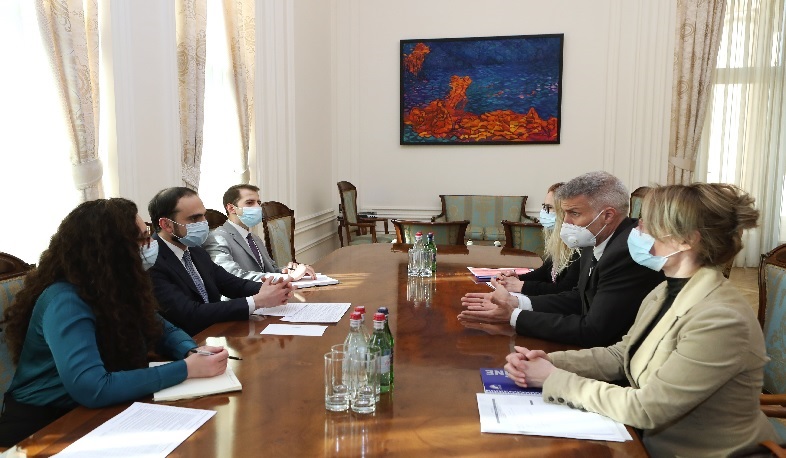 Տիգրան Ավինյանն ընդունել է ՀԲ Հարավային Կովկասի տարածաշրջանային տնօրենին