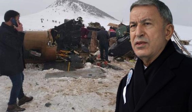 Թուրքիայում զինվորական ուղղաթիռի կործանման հետևանքով զոհվել է 11 մարդ