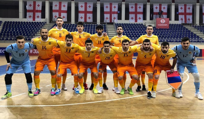Ֆուտզալի Հայաստանի ազգային հավաքականը զիջեց Վրաստանի ընտրանուն