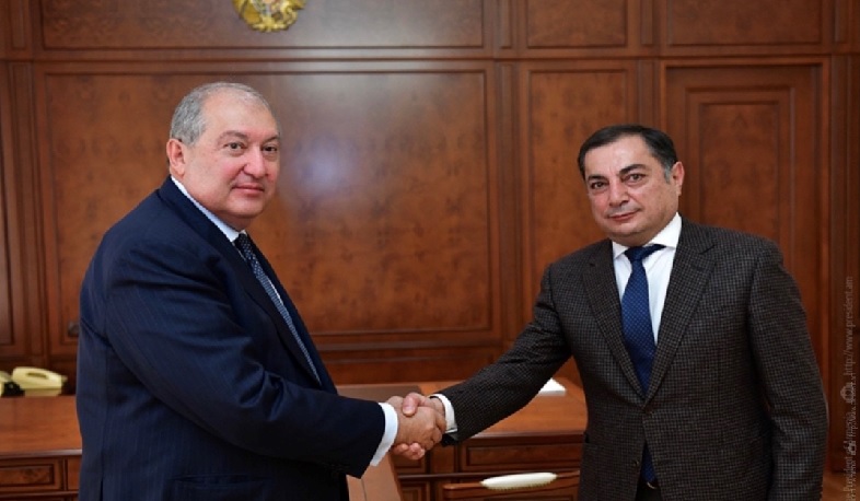 Արմեն Սարգսյանը հանդիպել է Վահրամ Բաղդասարյանի հետ
