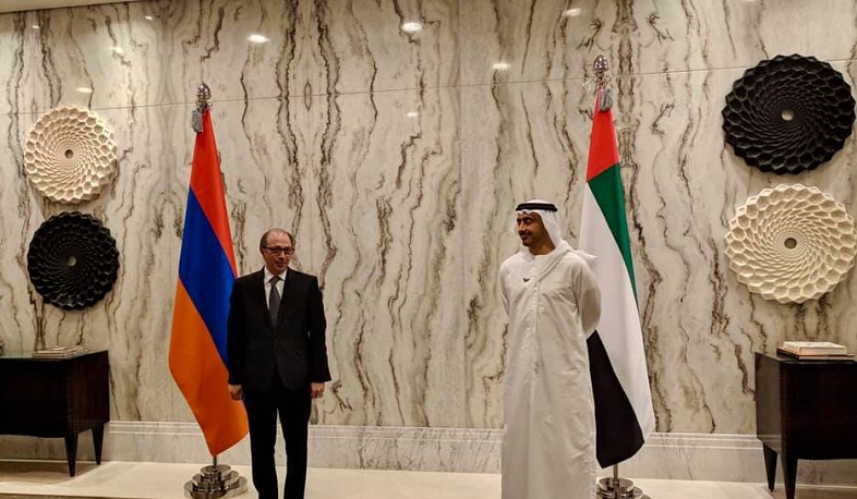 Стартовала встреча Ара Айвазяна с министром иностранных дел и международного сотрудничества ОАЭ