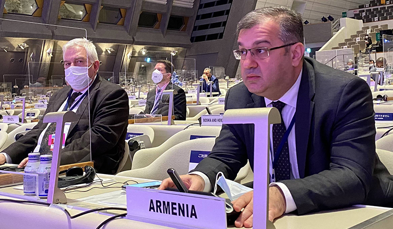 Արտակ Ապիտոնյանի ելույթը ՄԱԿ-ի Հանցավորության կանխարգելման և քրեական արդարադատության 14-րդ կոնգրեսում