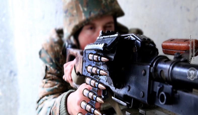 По всей линии соприкосновения армяно-азербайджанской границы инцидентов не зафиксировано: МО РА