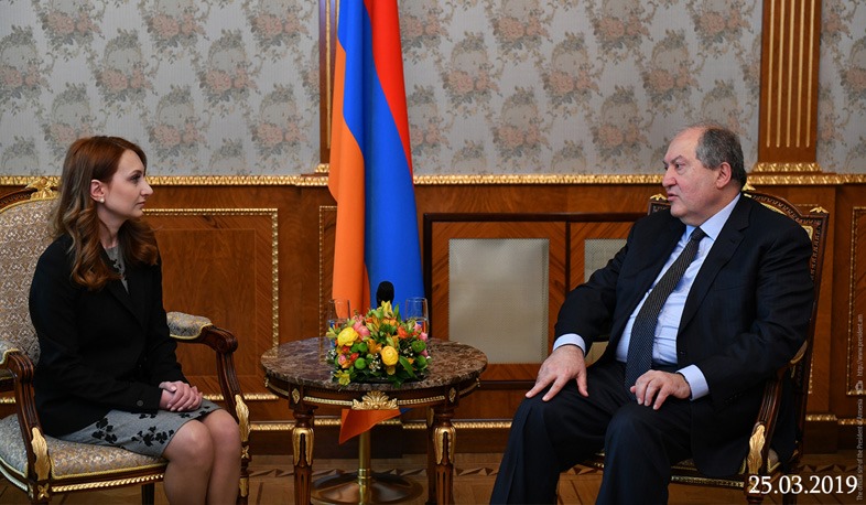 Армен Саркисян встретился с руководителем фракции «Мой шаг» Лилит Макунц
