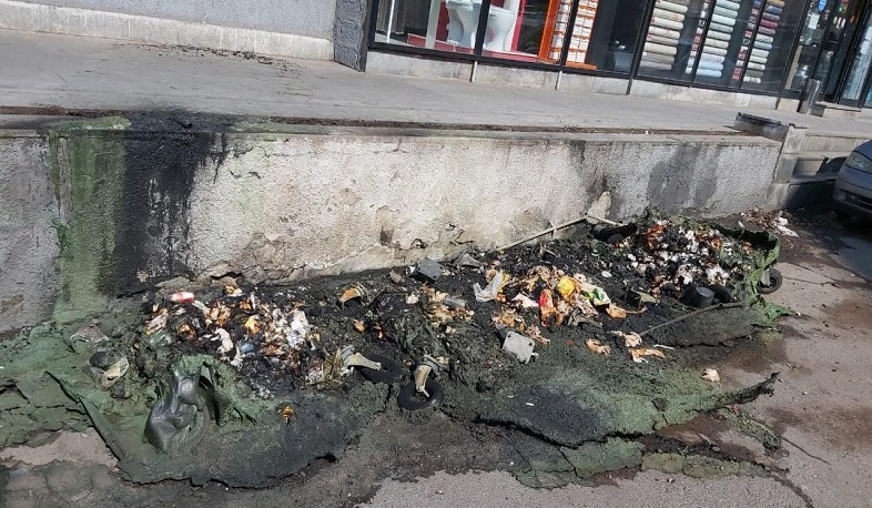 Երևանում 4 աղբաման է այրվել