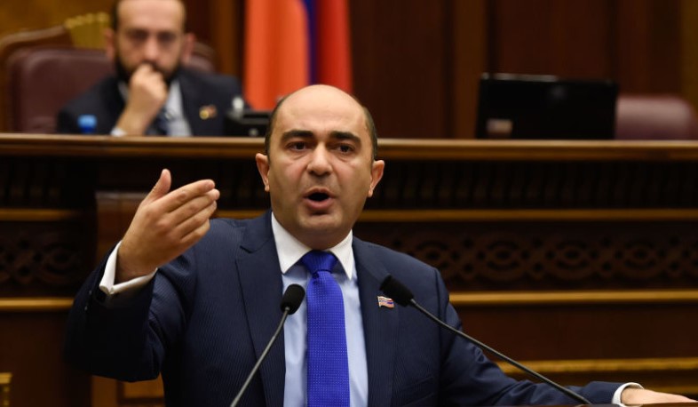 Մարուքյանն առաջարկեց հետ վերցնել Դատական օրենսգրքի փոփոխությունների նախագիծը