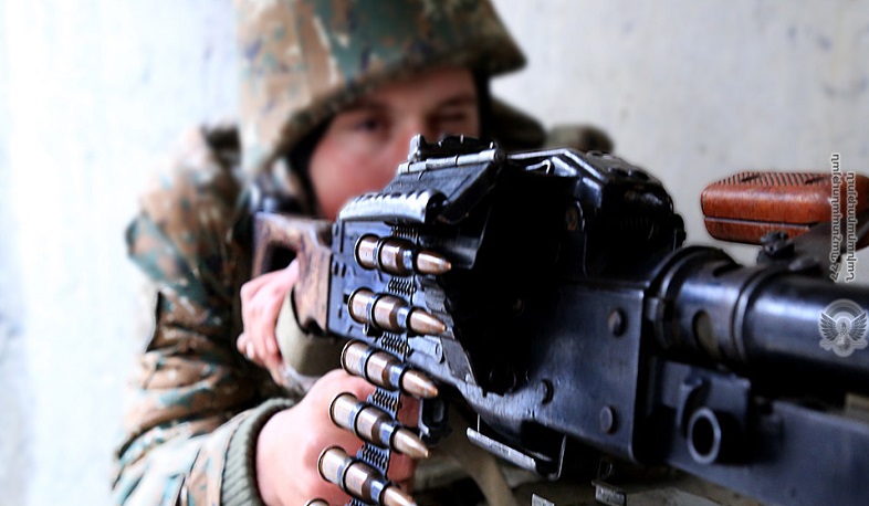 По всей линии соприкосновения армяно-азербайджанской границы инцидентов не зафиксировано: МО РА