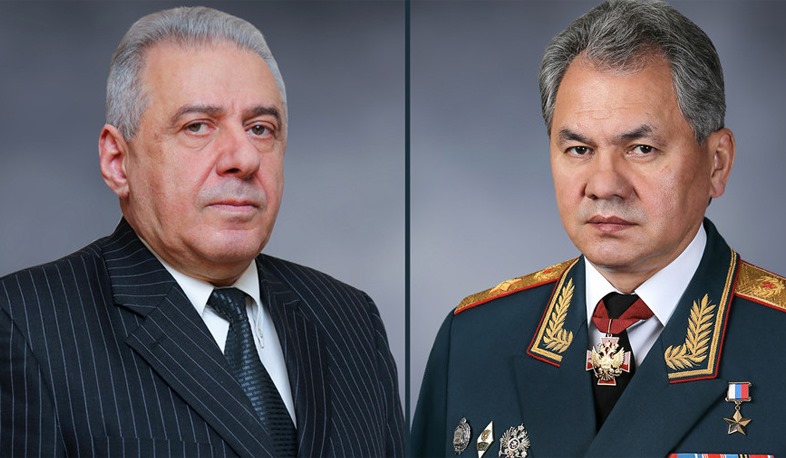 Armenian and Russian defense ministers discussed bilateral cooperation issues