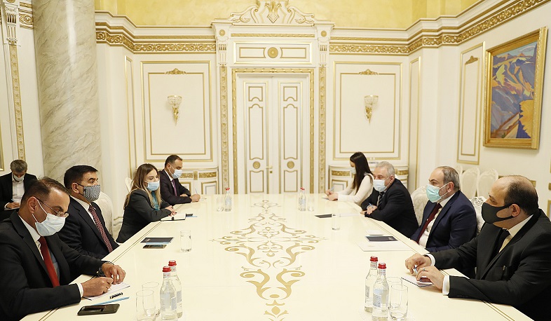 Nikol Paşinyan İraqın müdafiə nazirinin başçılıq etdiyi nümayəndə heyətini qəbul etdi