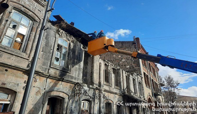 Փրկարարներն իրականացրել են ապամոնտաժման աշխատանքներ