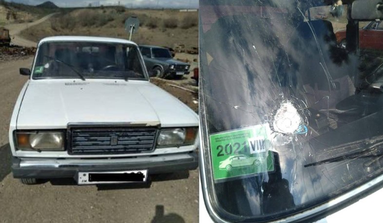 Азербайджанские военнослужащие забросали камнями армянские автомобили: полиция Арцаха