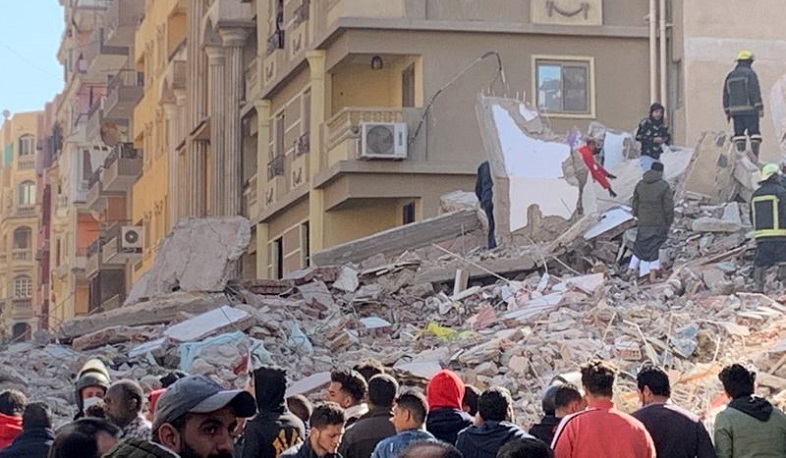 Five dead, over 20 injured after building collapses in Egypt’s Cairo