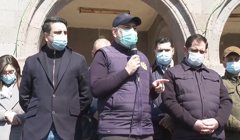 Никол Пашинян посетил общину Арагац Армавирской области: видео