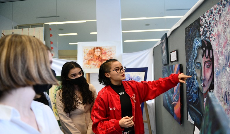 Դիլիջանի միջազգային դպրոցում բացվել է վիզուալ արվեստների ցուցահանդես