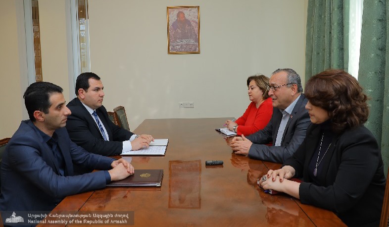 ԱՀ ԱԺ նախագահը ընդունել է Արցախի արդարադատության նախարարին և գլխավոր դատախազին