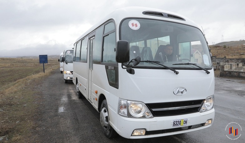 10 news buses for Artsakh from Hayastan All-Armenian Fund