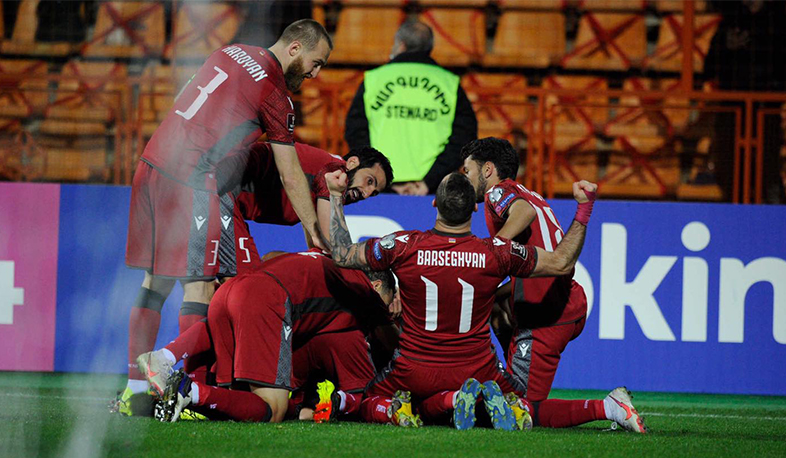 Հայաստանի հավաքականը՝ J խմբի միանձնյա առաջատար