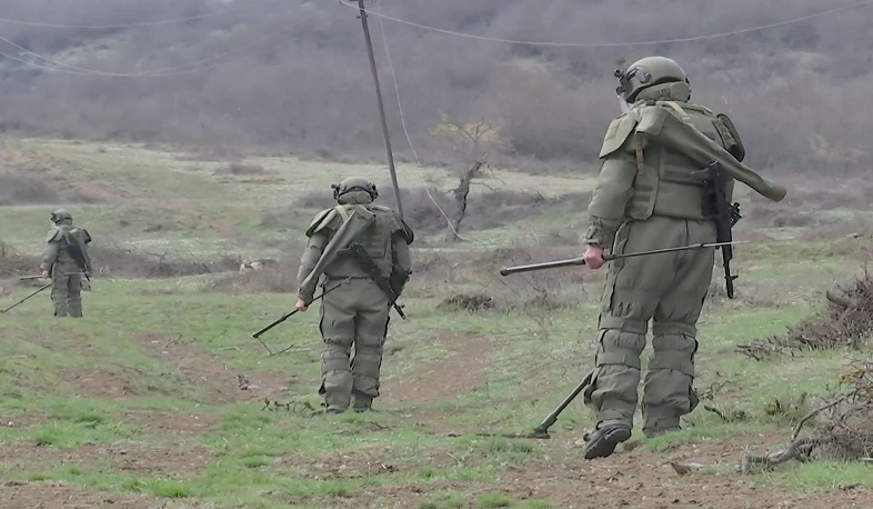 More than 1800 hectares of territory cleared of explosive devices by Russian sappers in Nagorno-Karabakh