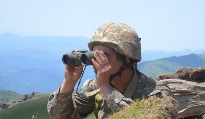 По всей линии соприкосновения армяно-азербайджанской границы инцидентов не зафиксировано: МО РА