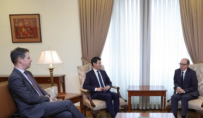 Ара Айвазян и депутат Европарламента от Франции обсудили ситуацию в зоне карабахского конфликта