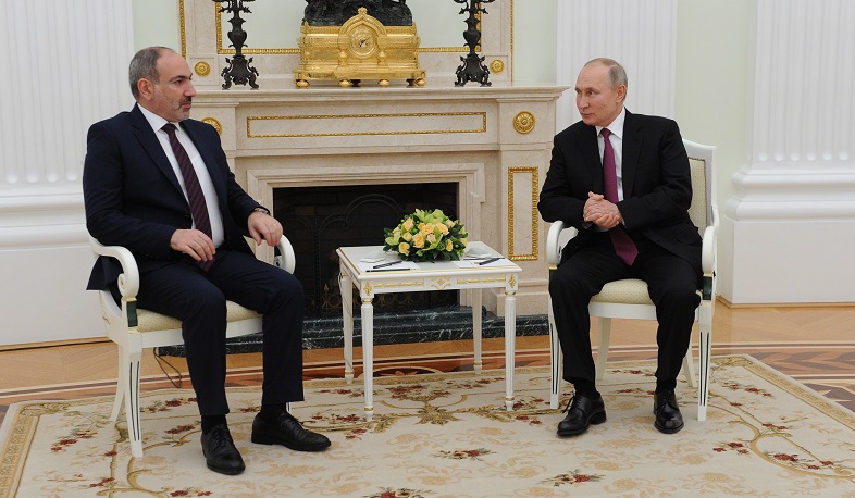 7 апреля состоятся переговоры Владимира Путина с Николом Пашиняном