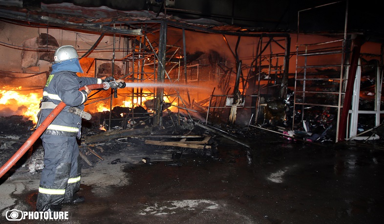 «Սուրմալու» առևտրի կենտրոնում բռնկված հրդեհը մարվել է