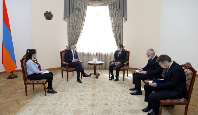 Փոխվարչապետ Մհեր Գրիգորյանն ընդունել է Ղազախստանի նորանշանակ դեսպանին