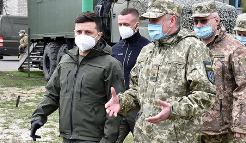 Ուկրաինայի նախագահը այցելել է Դոնբաս