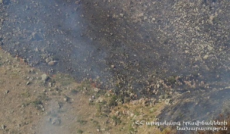Պառավաքարում այրվել են 17 հա խոտածածկույթ, խաղողի և խնձորի այգիներ