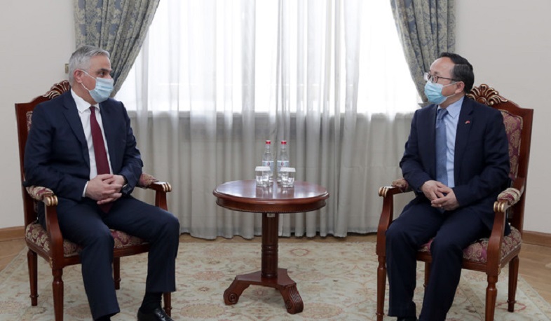 Вице-премьер Мгер Григорян принял посла Китая