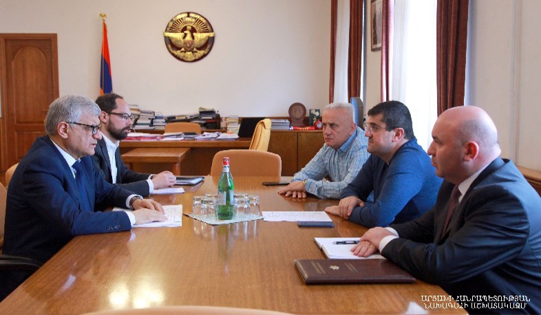 Президент Арцаха принял председателя комитета градостроительства Армении