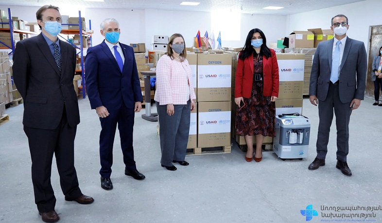 ԱՄՆ ՄԶԳ-ն և ԱՀԿ-ն առողջապահության նախարարությանն են նվիրաբերել ևս 150 թթվածնի խտացուցիչ սարք