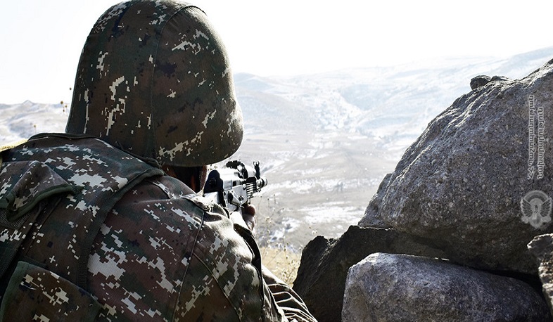 По всей линии соприкосновения армяно-азербайджанской границы инцидентов не зафиксировано: МО РА
