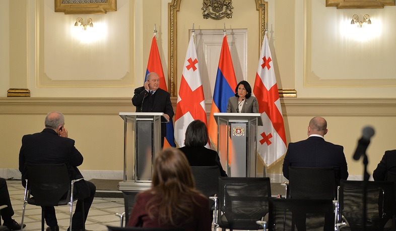 Հայաստանի և Վրաստանի նախագահները հանդես են եկել մամուլի համար հայտարարությամբ