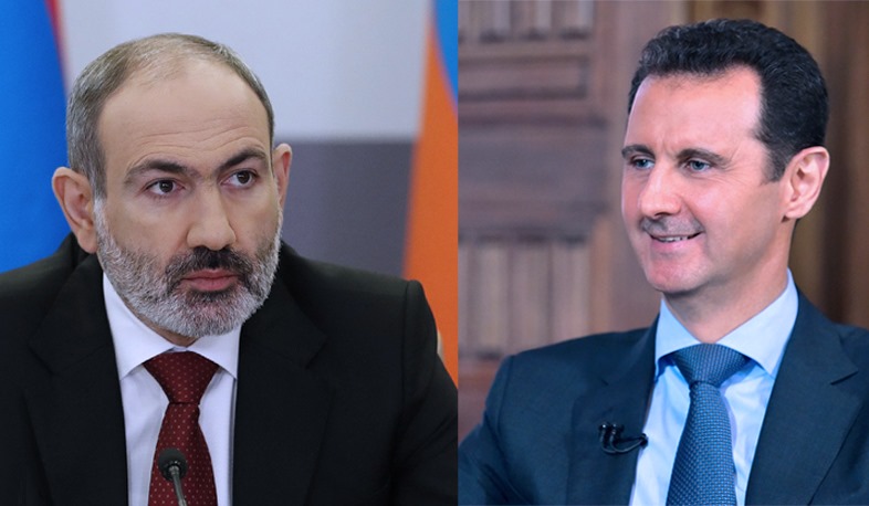 Armenian Prime Minister sent a congratulatory message to President of Syria on National Day