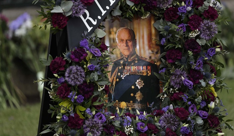 Prince Philip's funeral procession in London