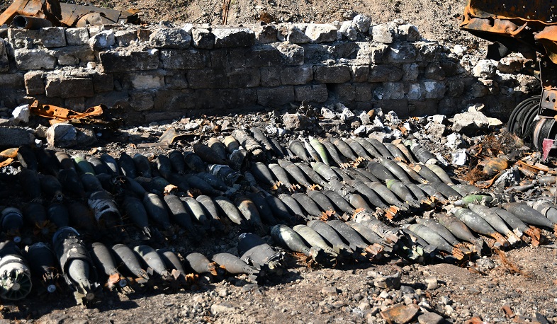 Զինամթերքի վնասազերծման աշխատանքներ Ասկերանի շրջանի Խնածախ և Այգեստան համայնքներում