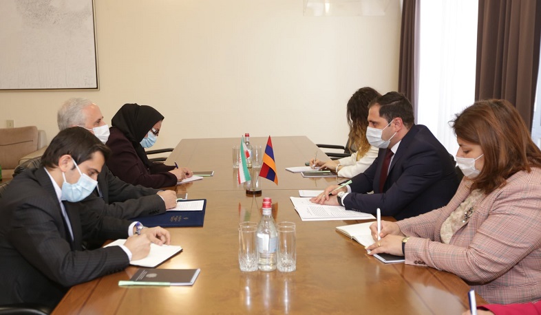 ՏԿԵ նախարարը և ՀՀ-ում ԻԻՀ դեսպանը քննարկել են Հայաստանում շինարարական ծրագրերում իրանական ընկերությունների մասնակցության հարցը